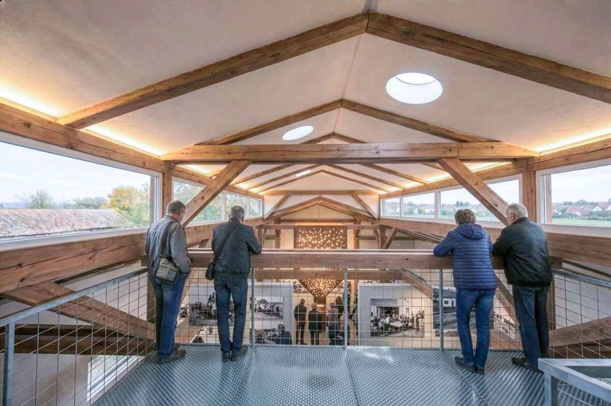 Vyhlídková galerie v původním střešním světlíku